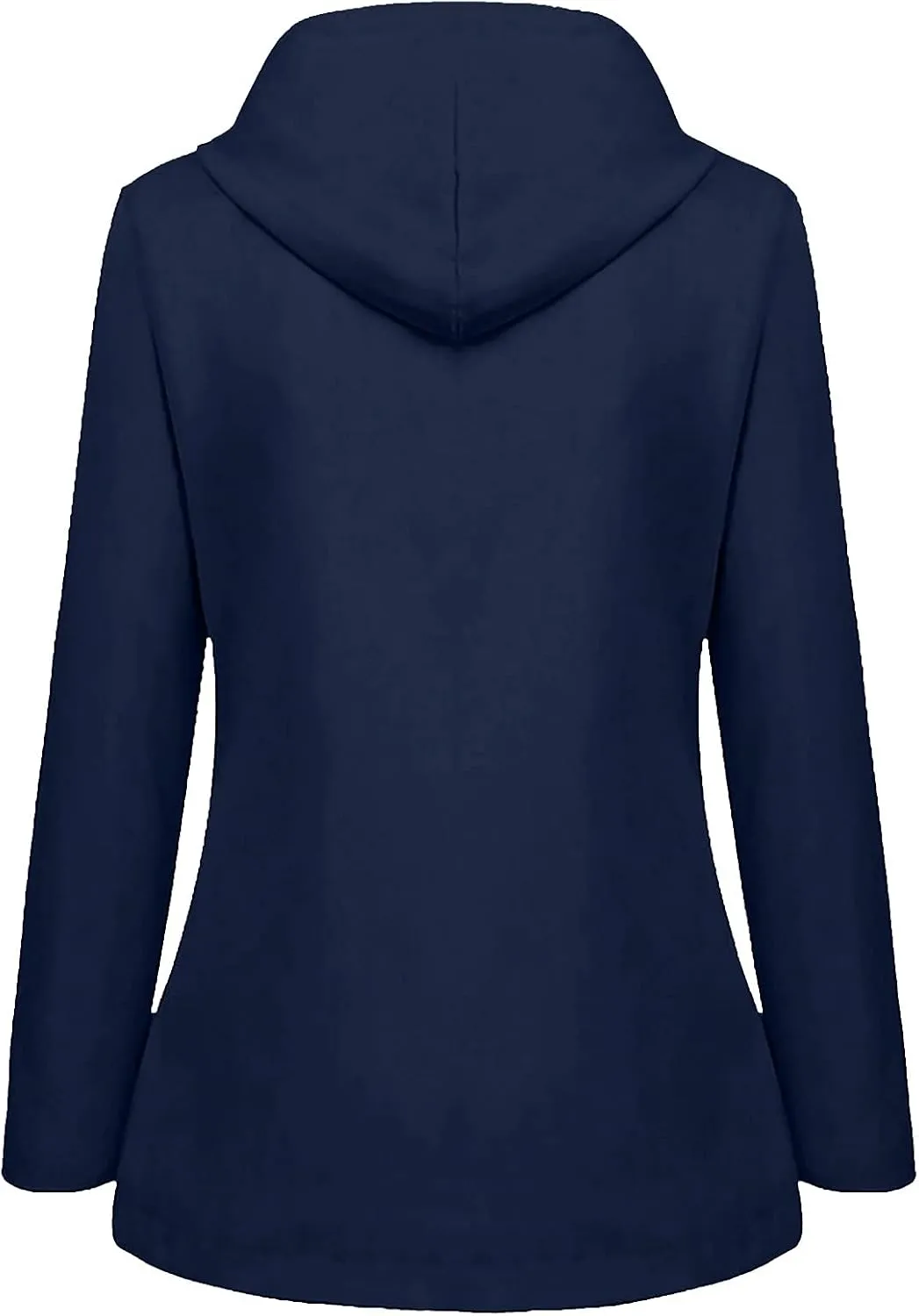 Active Hooded Rain Jackets Women's Fleece Lined Raincoat Waterproof Lightweight Outdoor Windbreaker Trench Rain Coats