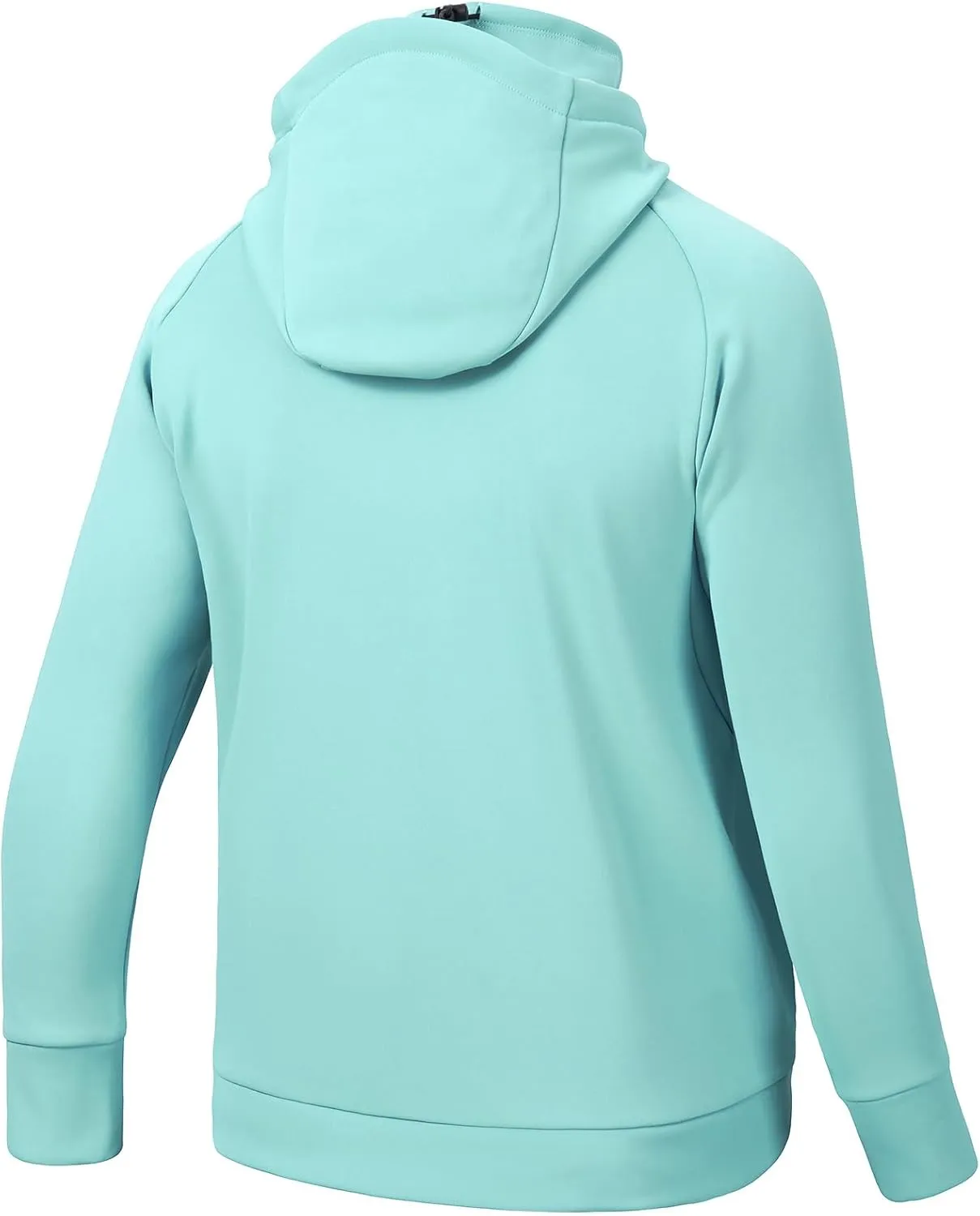 BASSDASH Youth Fishing Fleece Hoodie with Mask Water Resistant Kids Performance Sweatshirt FS18Y