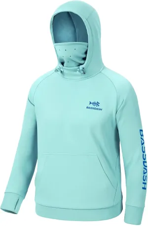 BASSDASH Youth Fishing Fleece Hoodie with Mask Water Resistant Kids Performance Sweatshirt FS18Y