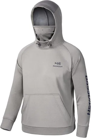 BASSDASH Youth Fishing Fleece Hoodie with Mask Water Resistant Kids Performance Sweatshirt FS18Y