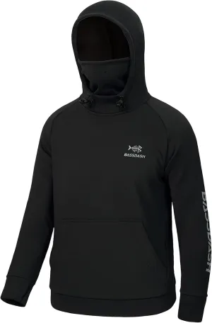 BASSDASH Youth Fishing Fleece Hoodie with Mask Water Resistant Kids Performance Sweatshirt FS18Y