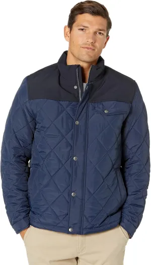 Cole Haan Men's 28" Tonal Mix Media Diamond With Faux Sherpa Lining
