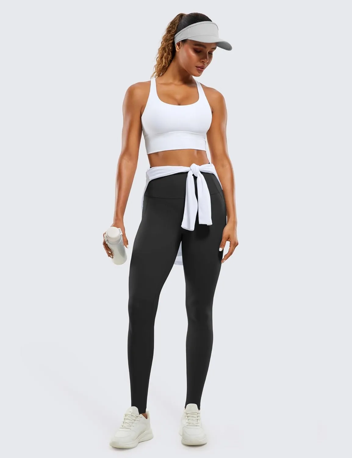 CRZ YOGA Womens Butterluxe High Waisted Workout Leggings 31 Inches - Athletic Gym Yoga Pants with Pockets Buttery Soft