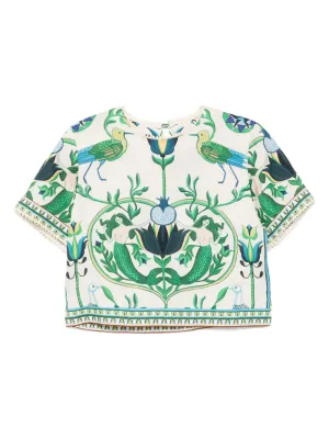 Dakota Top in Off White Multi