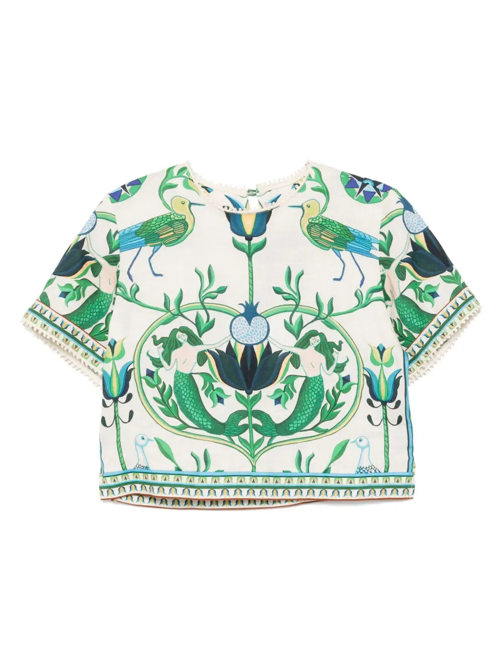 Dakota Top in Off White Multi