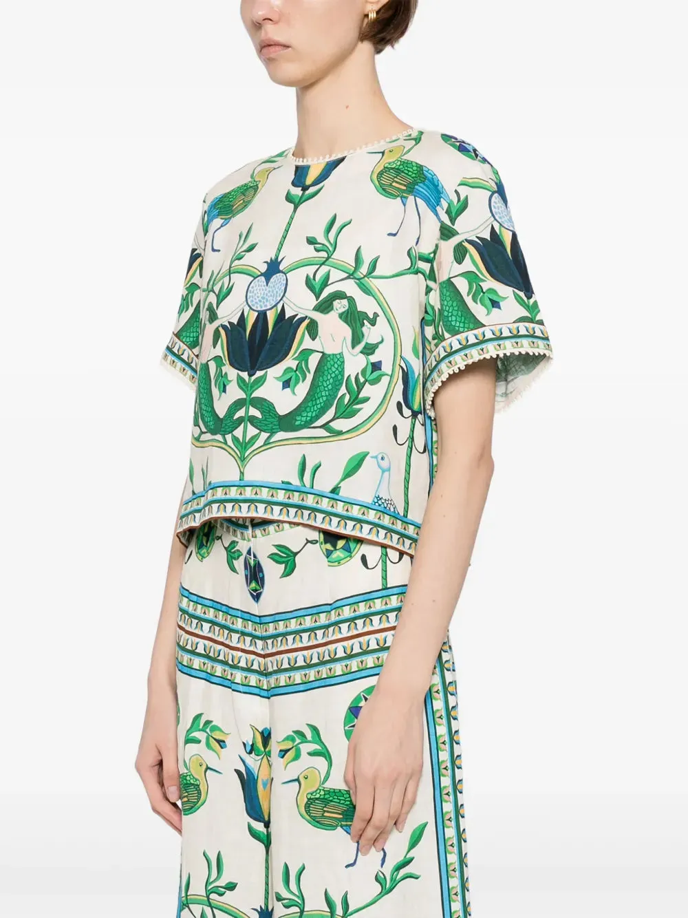 Dakota Top in Off White Multi
