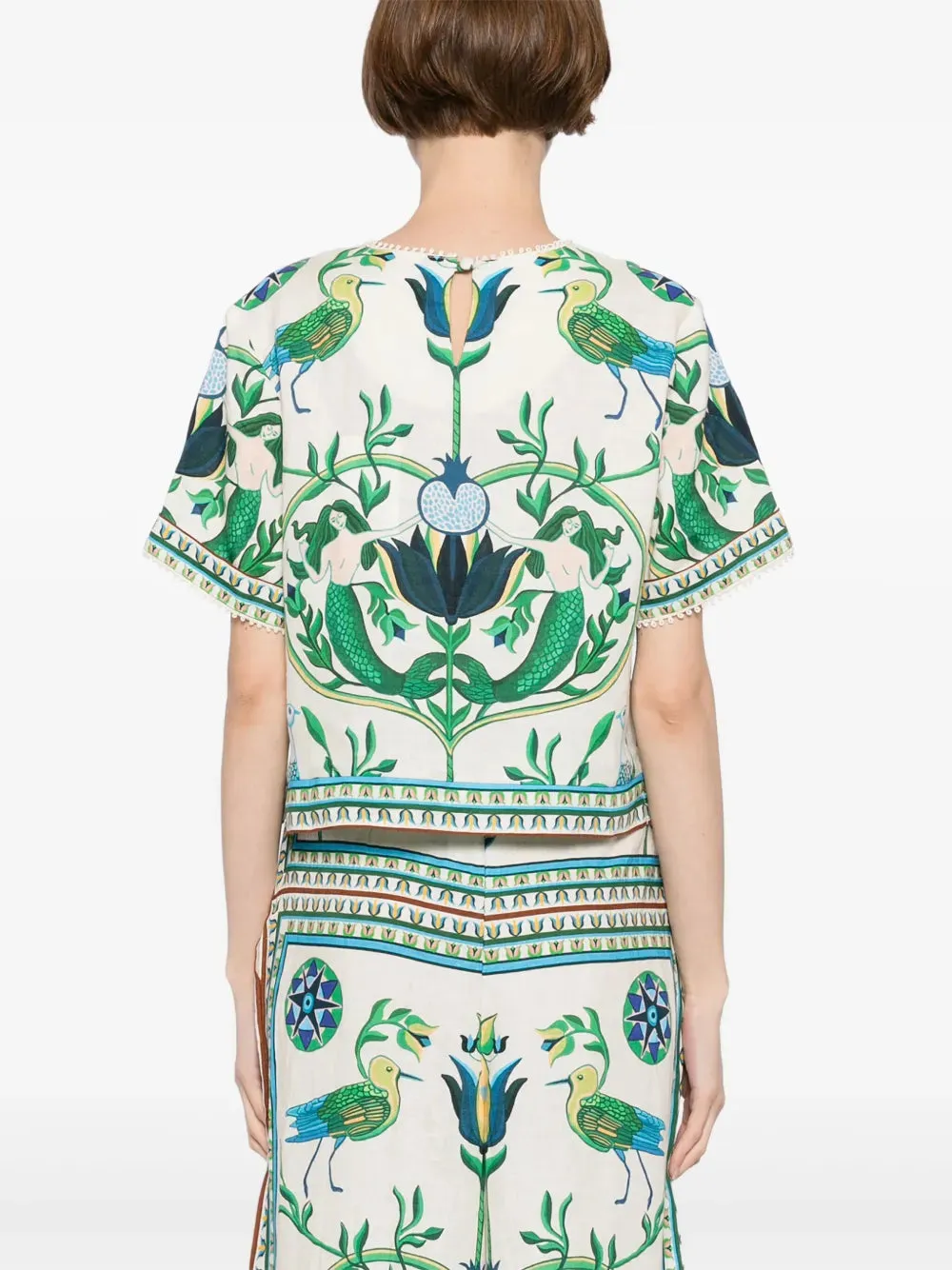 Dakota Top in Off White Multi