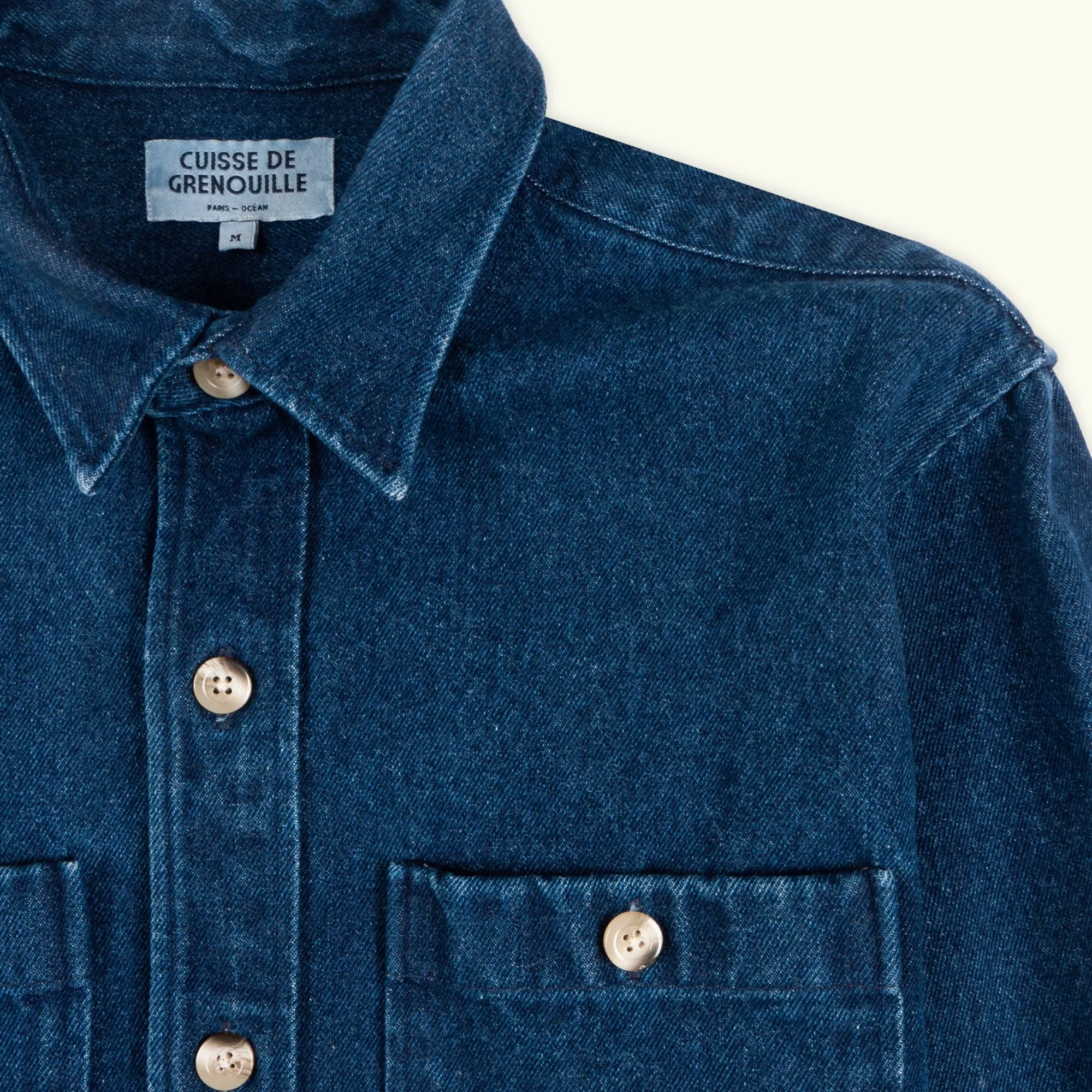 Denim Overshirt (Denim)