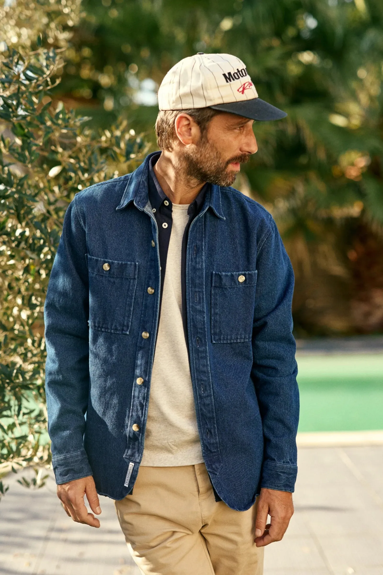 Denim Overshirt (Denim)