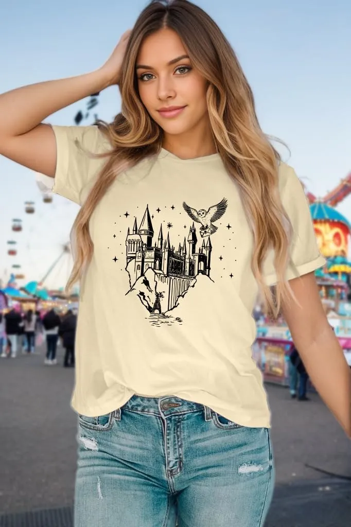 Flourish and Blotts Shirt Magical Shirts for Women Book Tshirt Wizard Costume Clothes
