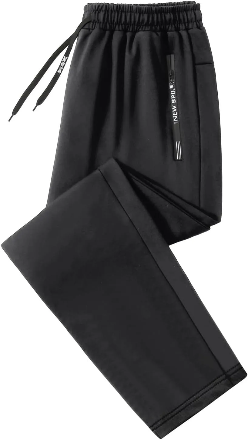FZVYD Women's Athletic Pants Ice Silk Sweatpants Stretch Drawstring Jogger Running Trousers Summer Breathable Casual Pants