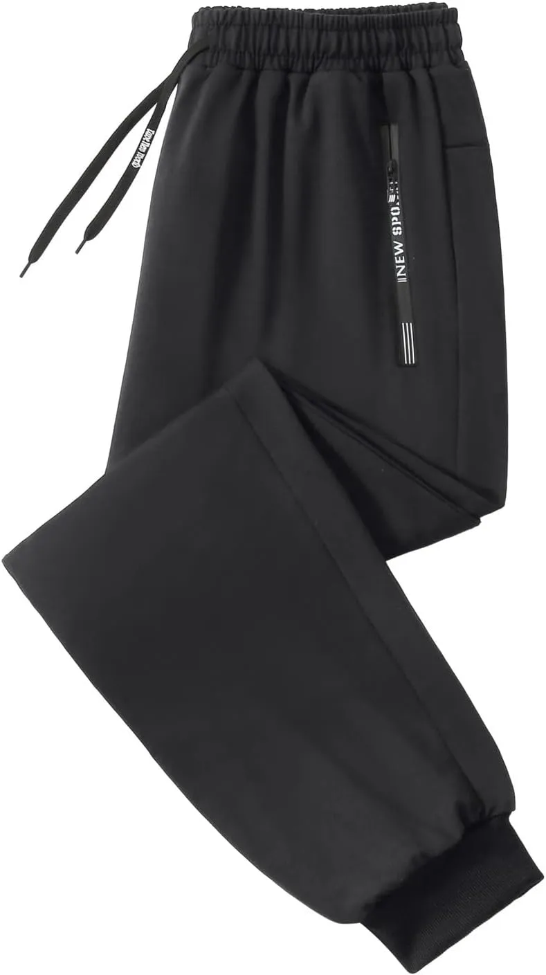 FZVYD Women's Athletic Pants Ice Silk Sweatpants Stretch Drawstring Jogger Running Trousers Summer Breathable Casual Pants