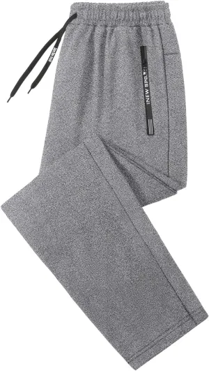 FZVYD Women's Athletic Pants Ice Silk Sweatpants Stretch Drawstring Jogger Running Trousers Summer Breathable Casual Pants