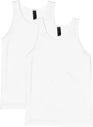 Hanes mens X-temp 2 Pack Tank Top Cami Shirt, White, X-Large US