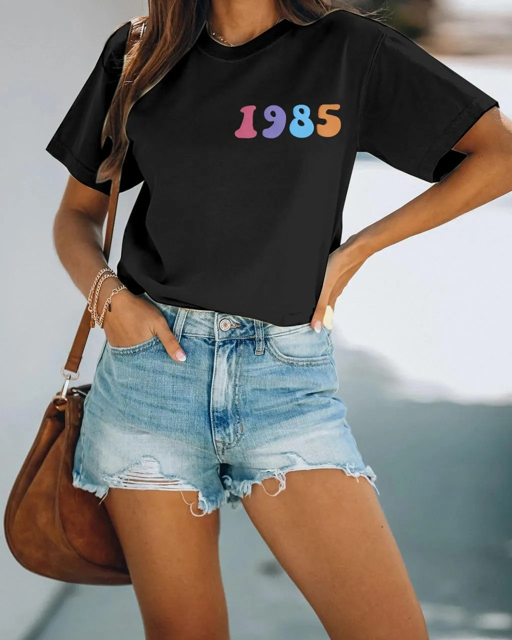 Happy Birthday Shirts for Women It's My 40th Birthday Shirt Vintage 1985 Shirt Short Sleeve Graphic Tee
