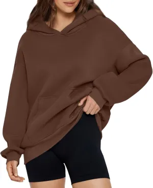 Hoodies for Women Oversized Sweatshirts Fleece Hoodie Long Sleeve Shirts Pullover Fashion Winter Fall Y2k Clothes