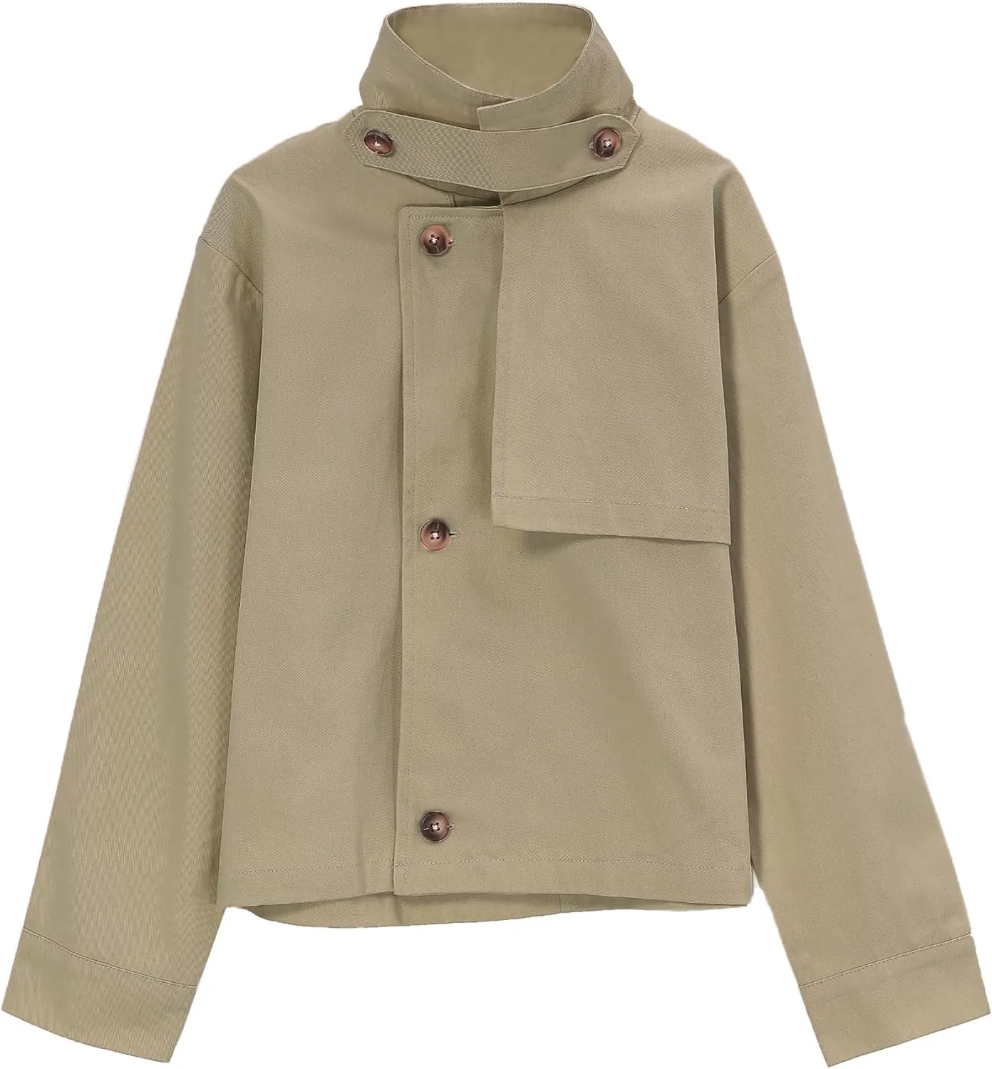 Kids Girls Outwear Jacket Hooded Lightweight Button Down Trench Coat Waterproof Active Windbreaker
