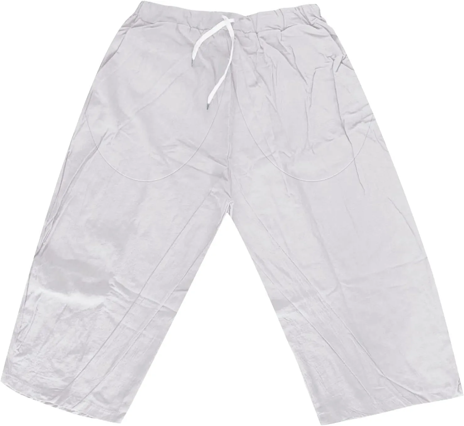 Linen Pants Men Big and Tall Elastic Waist Lounge Hip Hop Harem Pants Summer Casual Straight Leg Dress Trousers