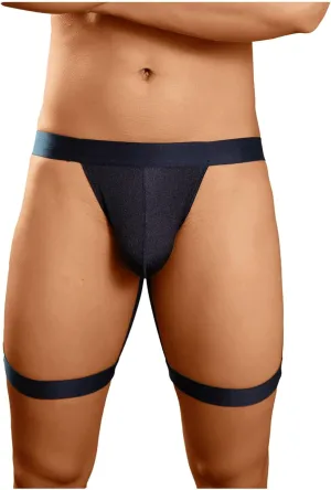 Men Sexy Thong Hollow Out Underwear G-String Leggings Supporter Leg Strap Thong Lingeire Lingerie