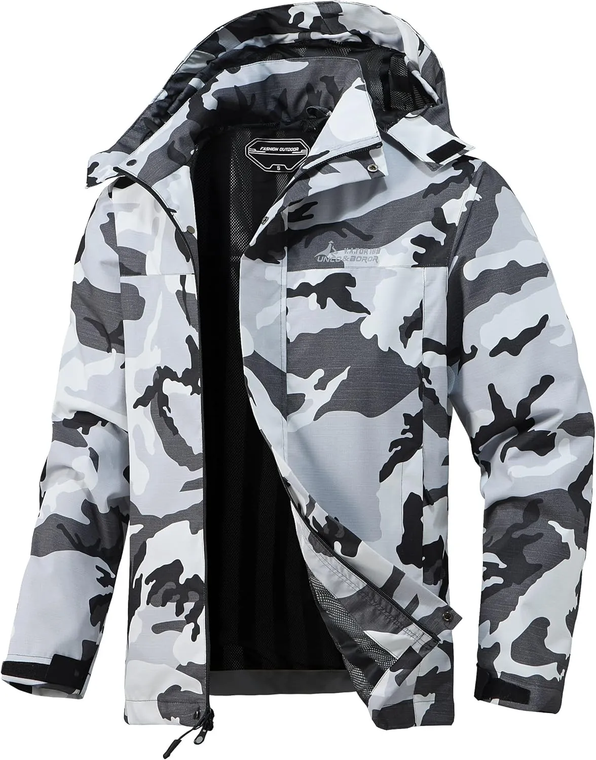 Mens Lightweight Waterproof Hooded Rain Jackets Casual Fall Spring Big and Tall Jacket Raincoat Windbreaker Outdoor Gear