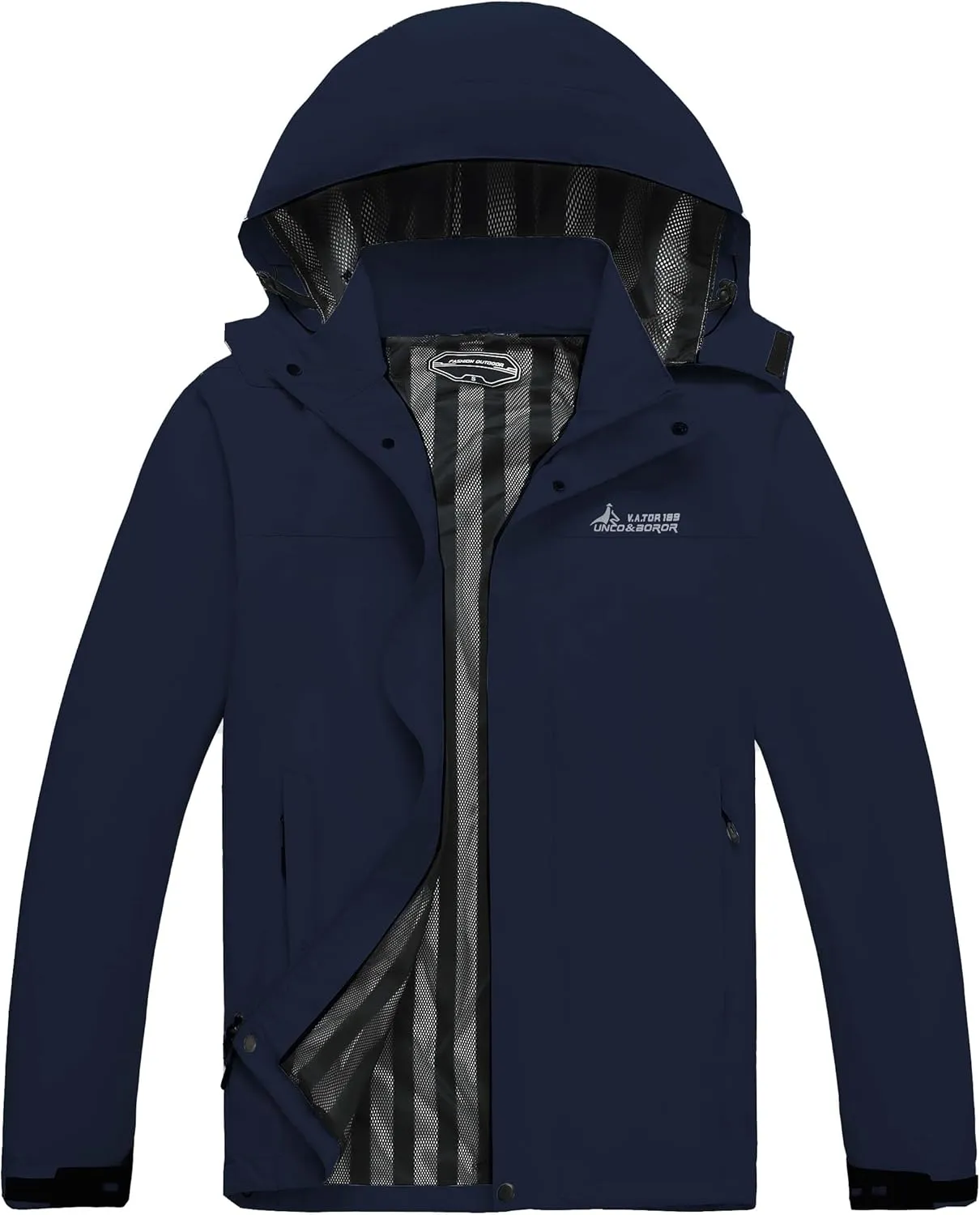 Mens Lightweight Waterproof Hooded Rain Jackets Casual Fall Spring Big and Tall Jacket Raincoat Windbreaker Outdoor Gear