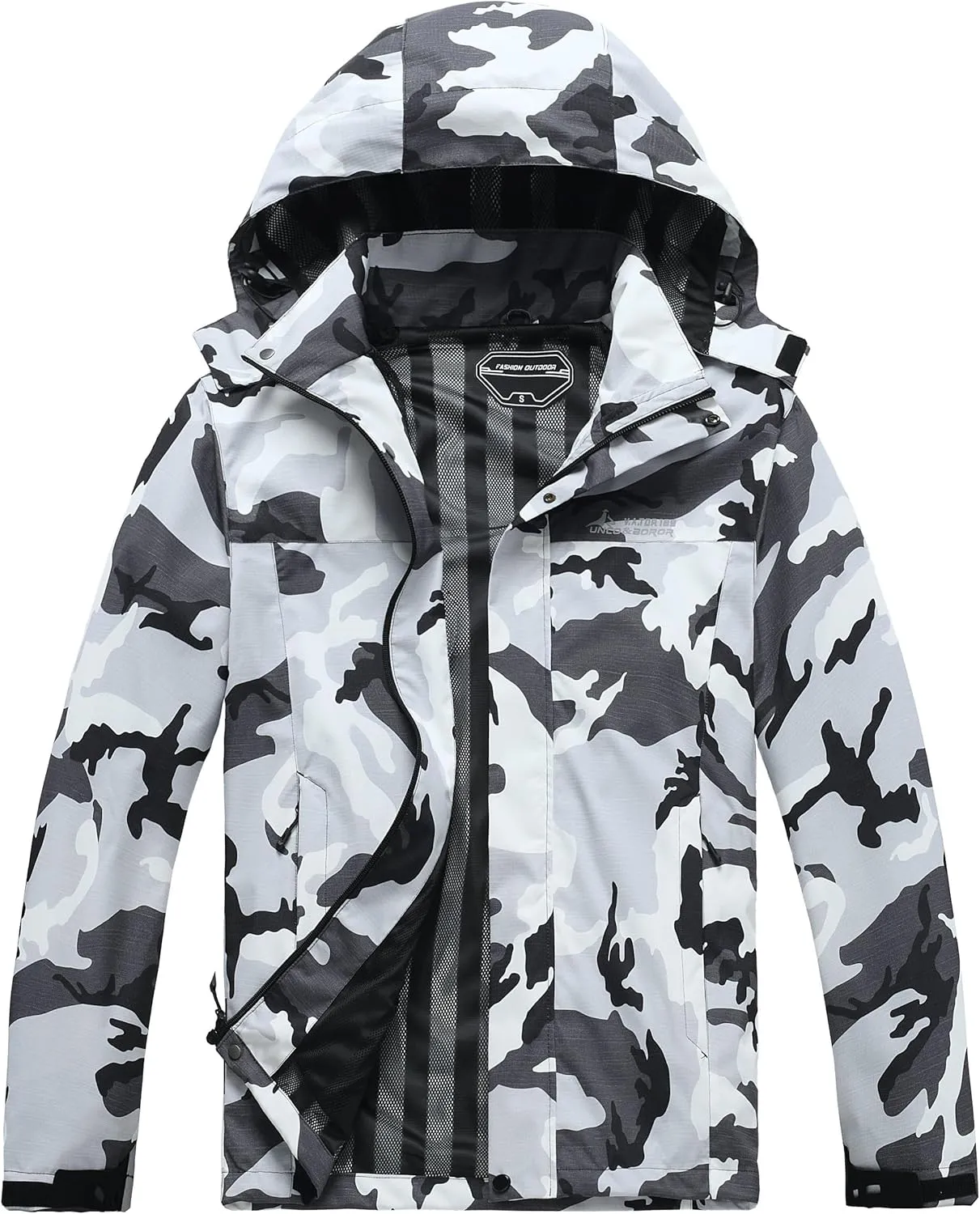 Mens Lightweight Waterproof Hooded Rain Jackets Casual Fall Spring Big and Tall Jacket Raincoat Windbreaker Outdoor Gear