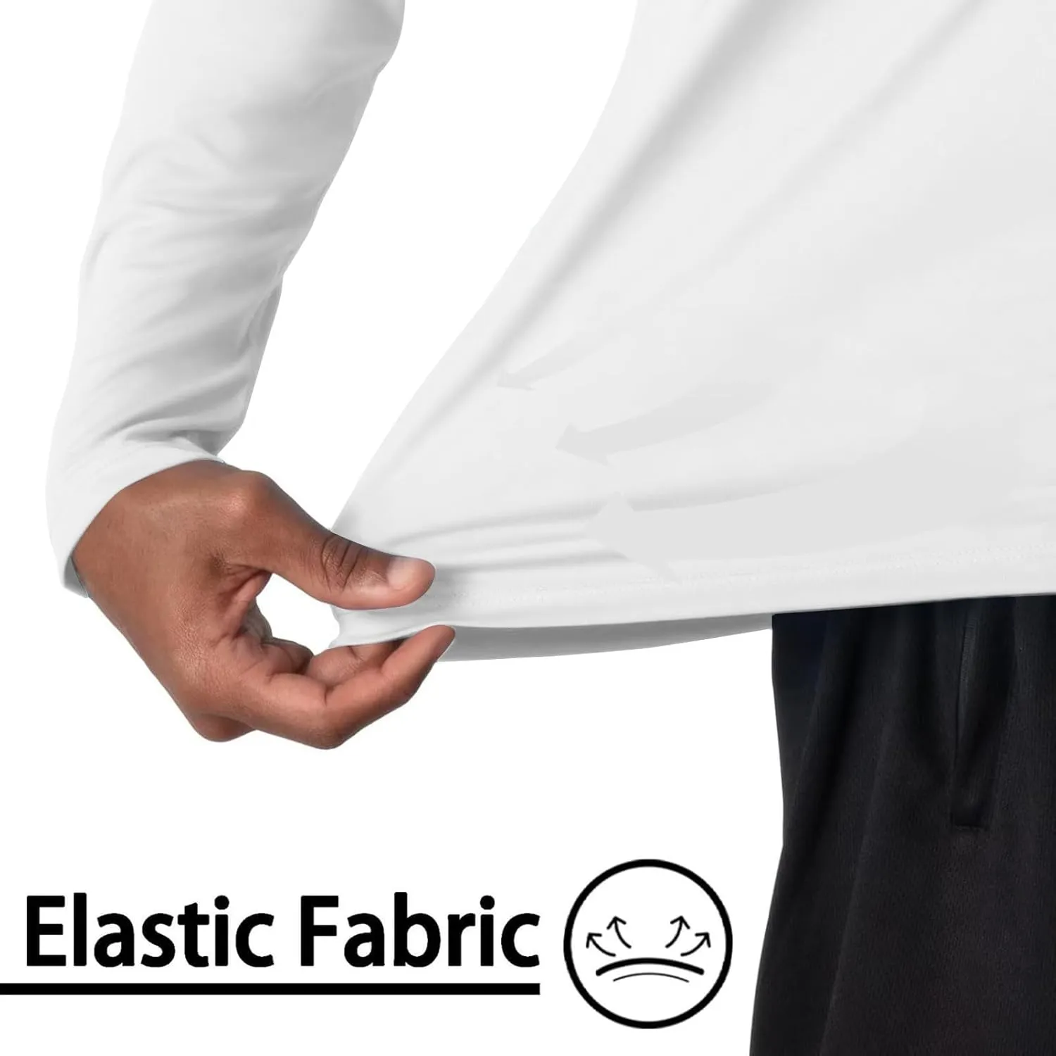 Men's Sunscreen Is Lightweight Breathable Solid Color Long Sleeve Hooded Blouse2024 Mens Big and Tall Clothes