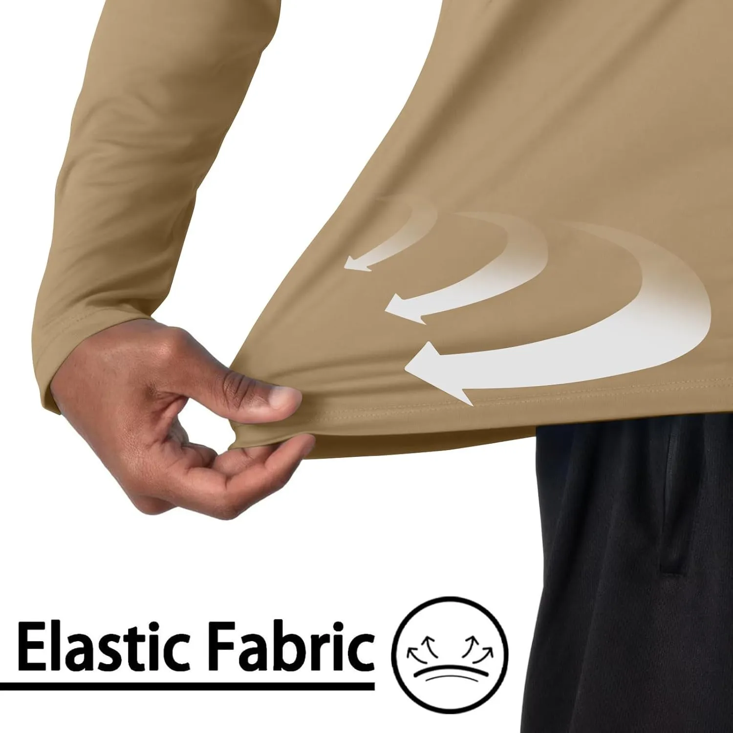 Men's Sunscreen Is Lightweight Breathable Solid Color Long Sleeve Hooded Blouse2024 Mens Big and Tall Clothes