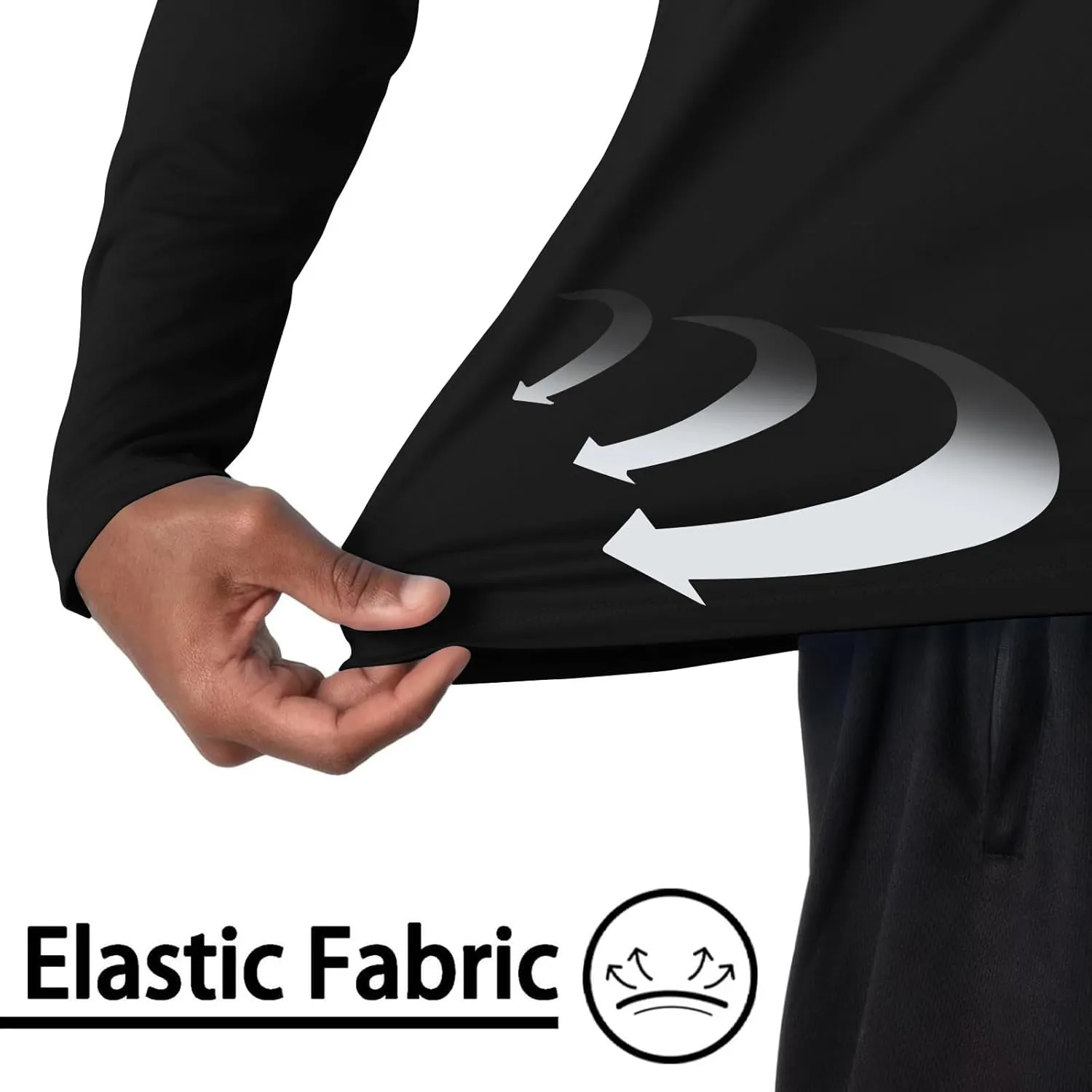 Men's Sunscreen Is Lightweight Breathable Solid Color Long Sleeve Hooded Blouse2024 Mens Big and Tall Clothes