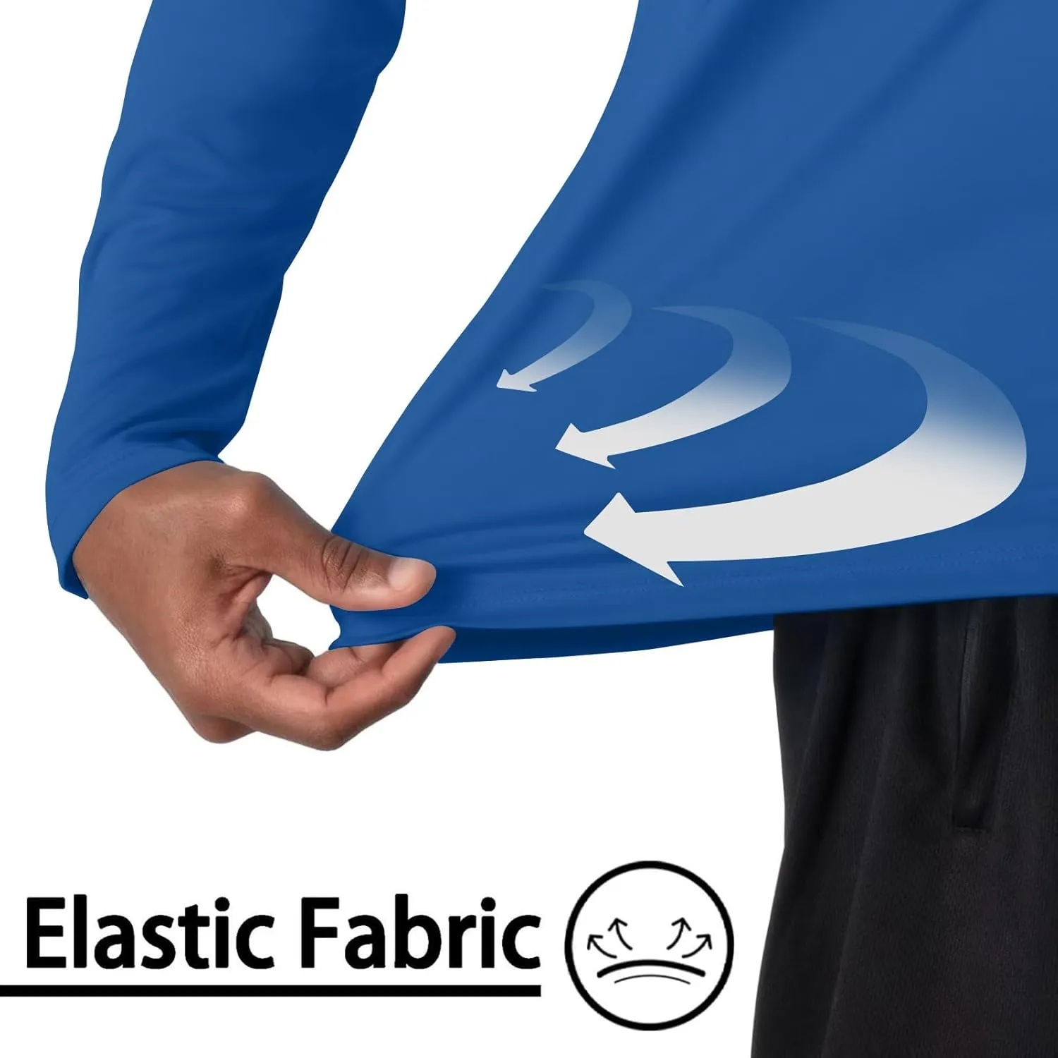 Men's Sunscreen Is Lightweight Breathable Solid Color Long Sleeve Hooded Blouse2024 Mens Big and Tall Clothes