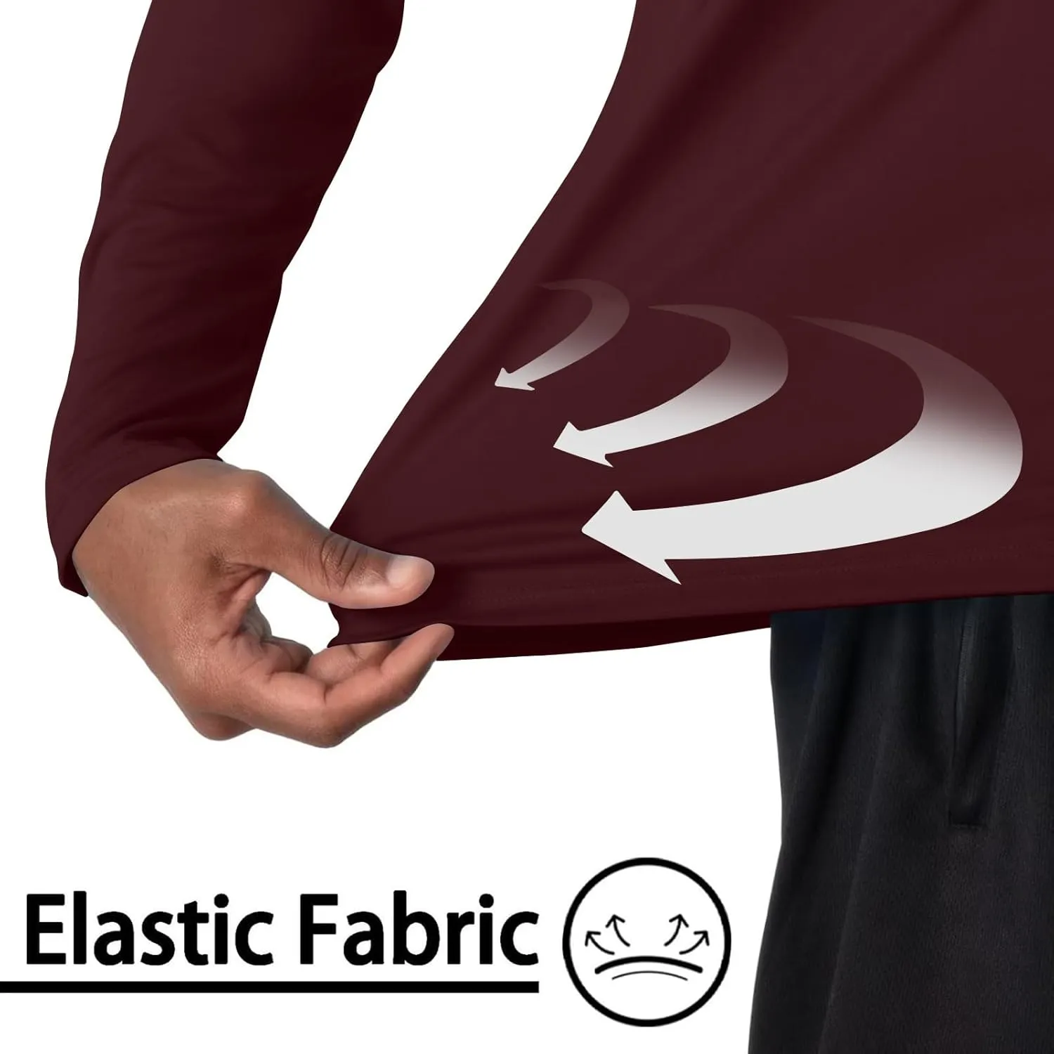 Men's Sunscreen Is Lightweight Breathable Solid Color Long Sleeve Hooded Blouse2024 Mens Big and Tall Clothes