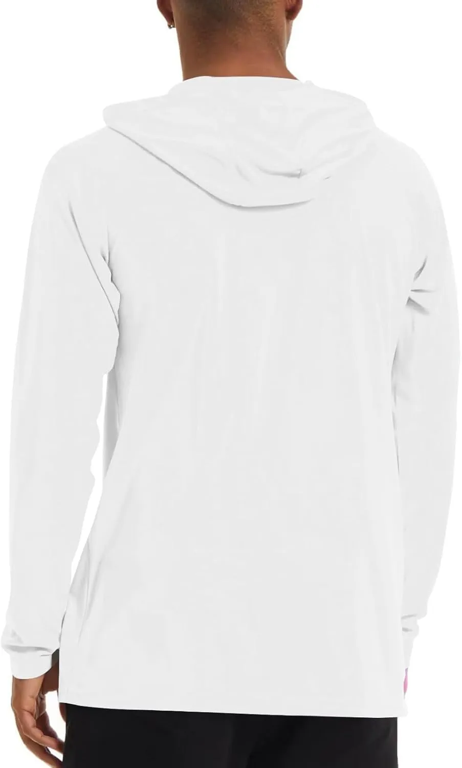 Men's Sunscreen Is Lightweight Breathable Solid Color Long Sleeve Hooded Blouse2024 Mens Big and Tall Clothes