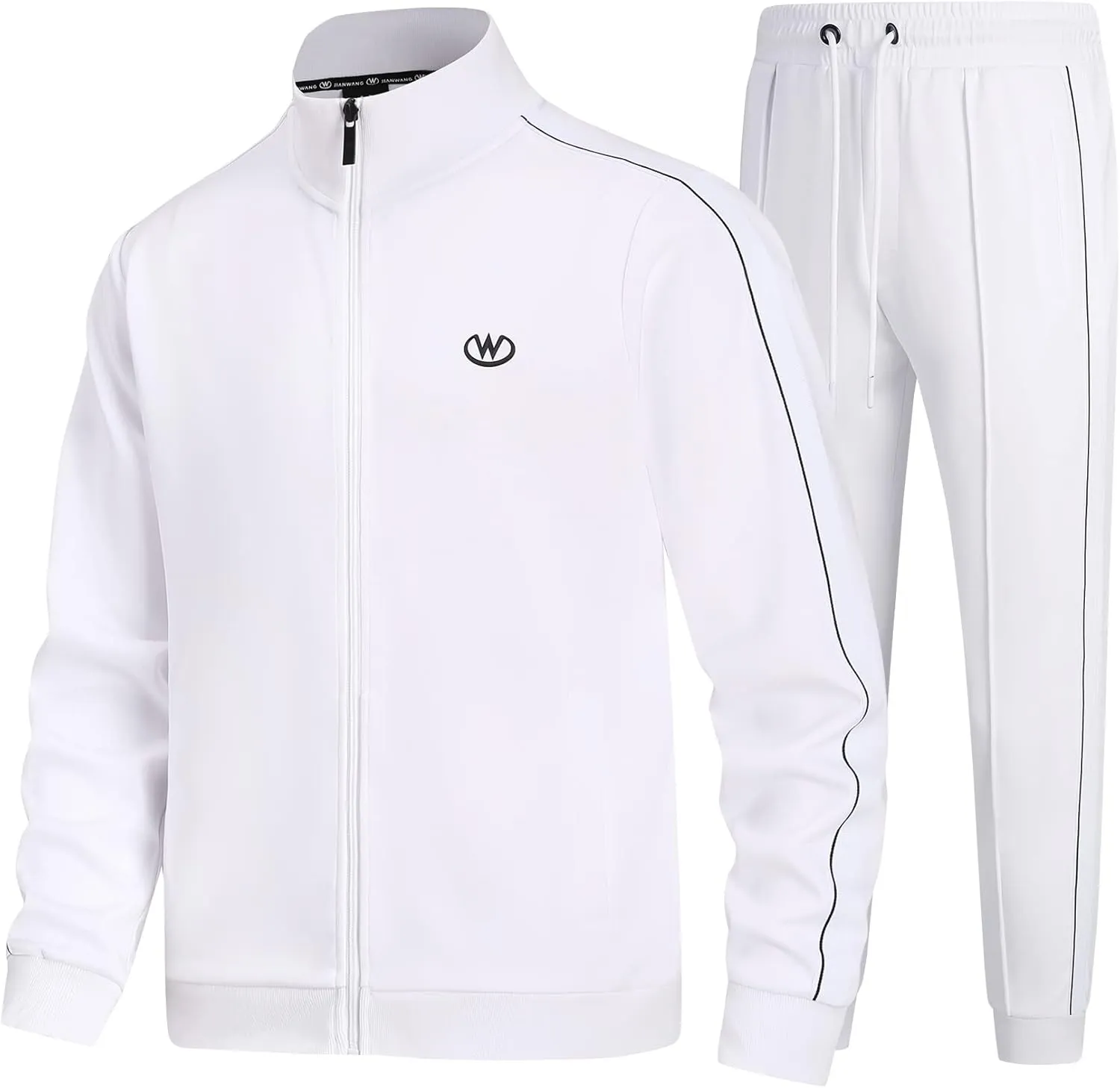 Men's Tracksuits Set Long Sleeve Causal Full Zip Running Sports Sweatsuit for Men 2 Piece Outfits