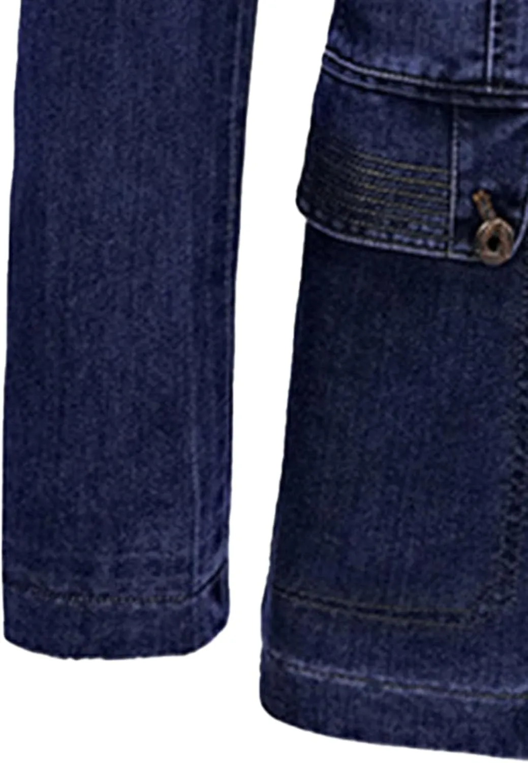 Mens Two Button Denim Suit Jacket Slim Fit Autumn Blazer Sport Coat Lapel Vintage Jean Suits Jackets