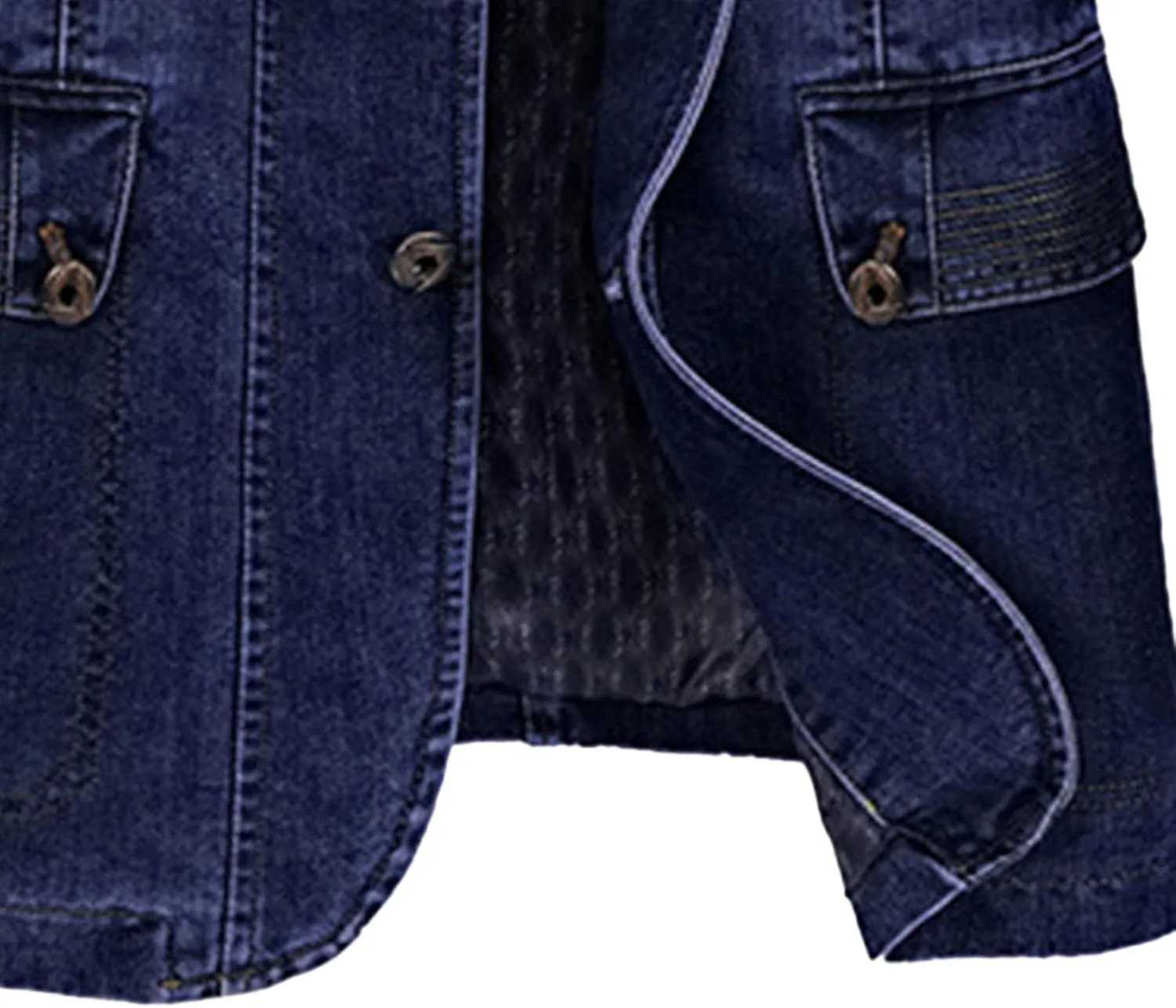 Mens Two Button Denim Suit Jacket Slim Fit Autumn Blazer Sport Coat Lapel Vintage Jean Suits Jackets