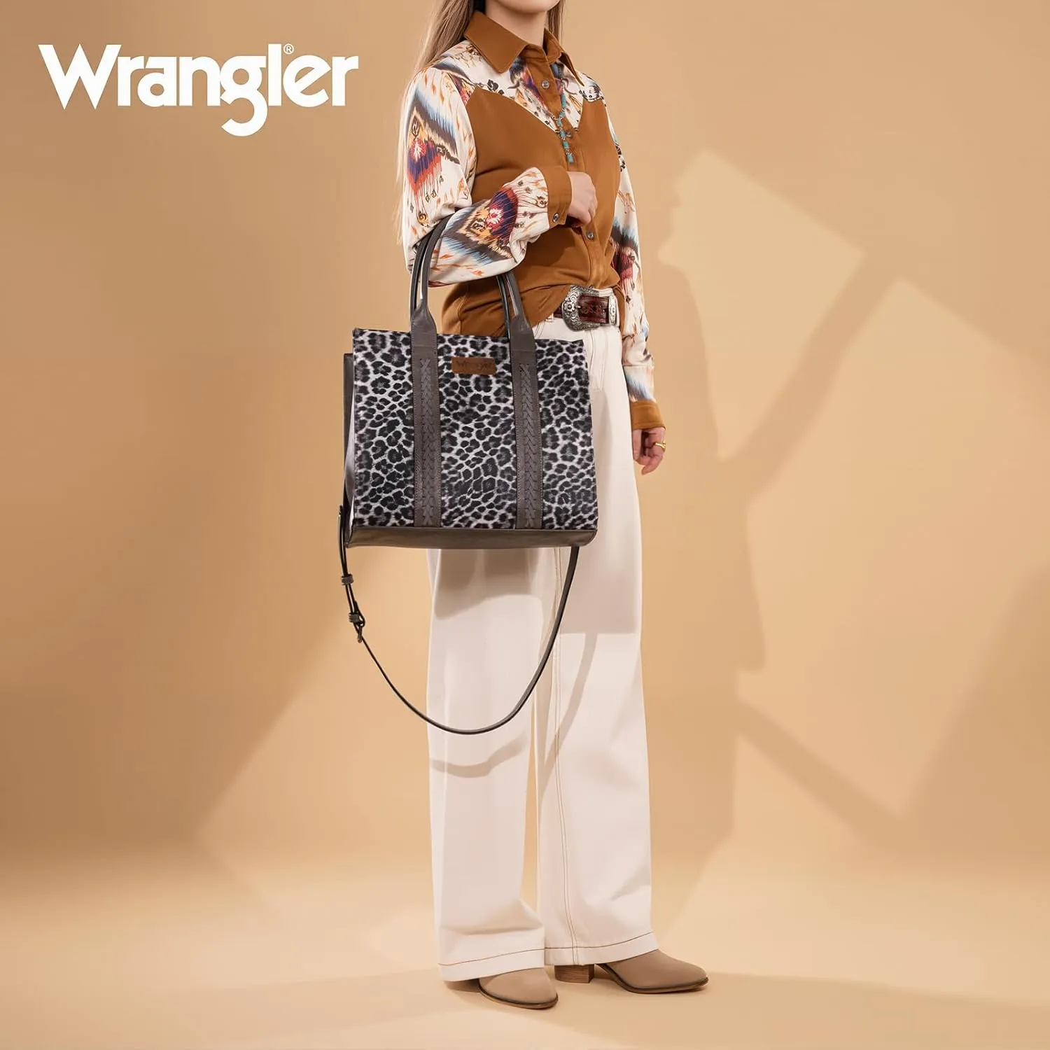 Montana West  Wrangler Purse for Women Large Work Tote Bags with Strap Vintage Top-Handle Handbags