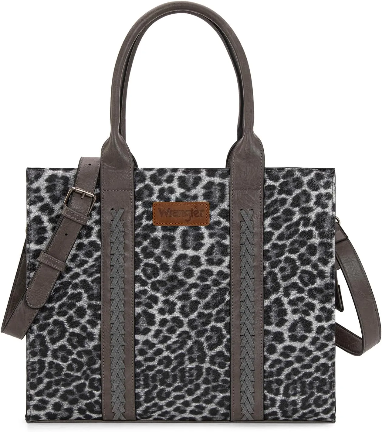 Montana West  Wrangler Purse for Women Large Work Tote Bags with Strap Vintage Top-Handle Handbags