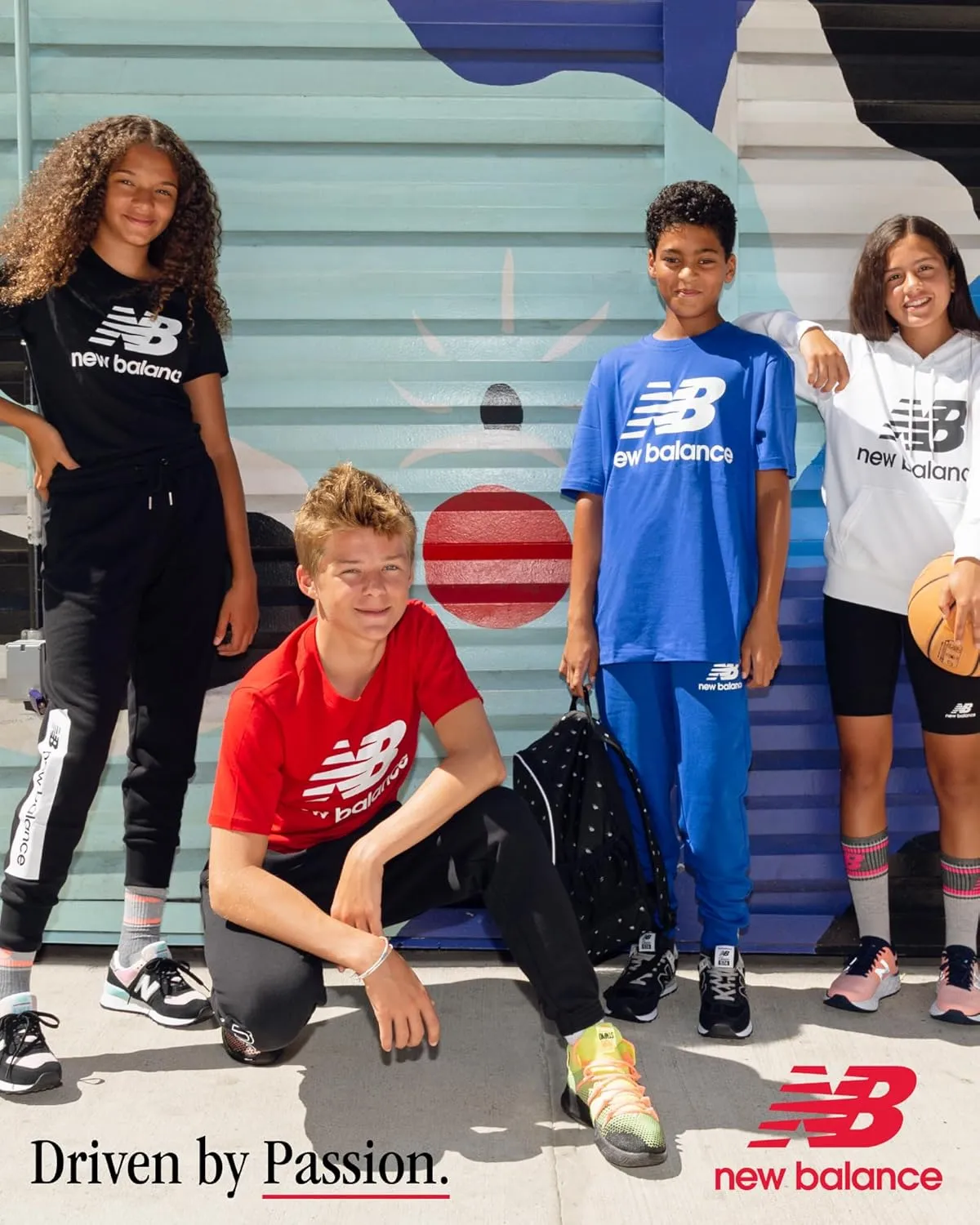 New Balance Girls' Active Skirt Set - 2 Piece Performance Short Sleeve T-Shirt and Athletic Skort for Girls (Sizes: 7-12)
