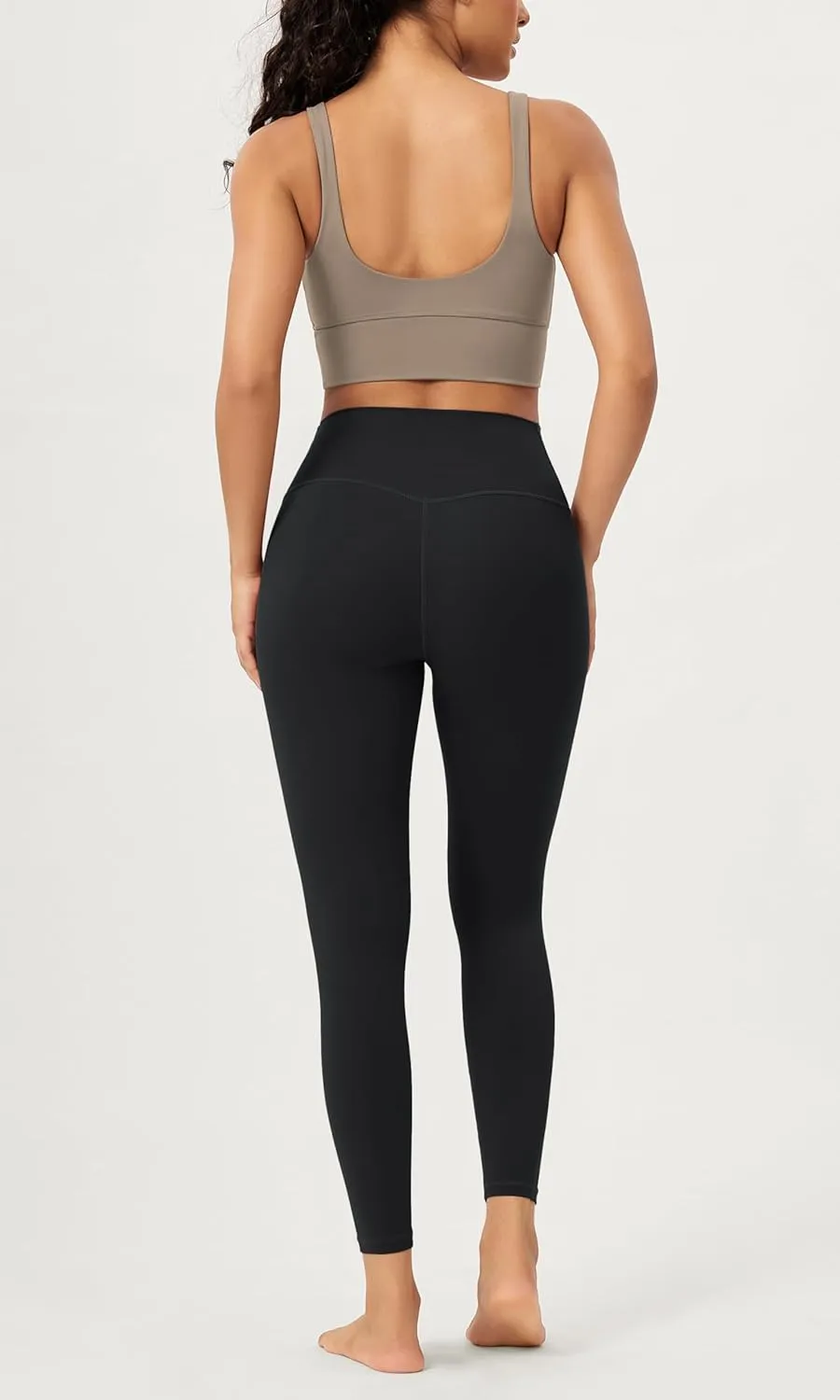 ODODOS 2 Pack Buttery Soft Cross Waist Leggings for Women, ODCLOUD 25" / 28" Crossover Lounge Yoga Pants