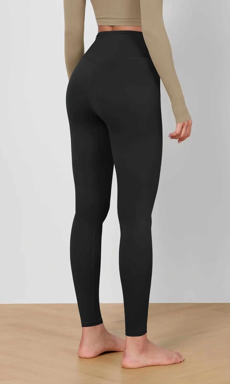ODODOS 2 Pack Buttery Soft Cross Waist Leggings for Women, ODCLOUD 25" / 28" Crossover Lounge Yoga Pants