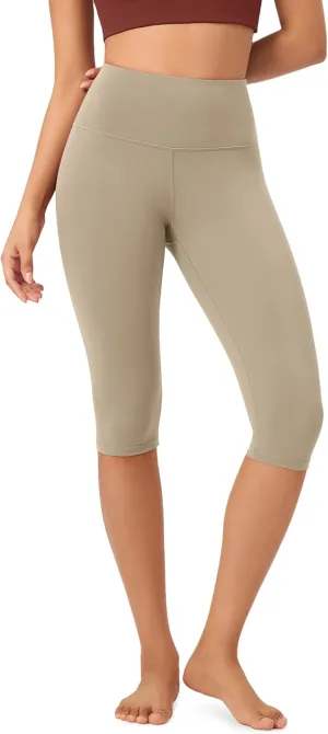 ODODOS ODCLOUD Buttery Soft Lounge Yoga Capris for Women, 14" / 19" / 21" High Waist Capri Leggings