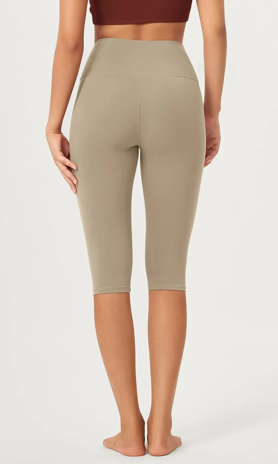 ODODOS ODCLOUD Buttery Soft Lounge Yoga Capris for Women, 14" / 19" / 21" High Waist Capri Leggings