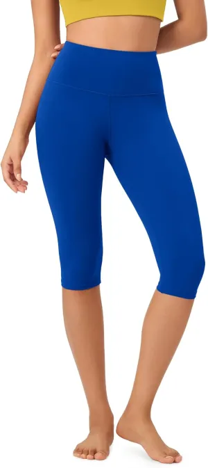 ODODOS ODCLOUD Buttery Soft Lounge Yoga Capris for Women, 14" / 19" / 21" High Waist Capri Leggings