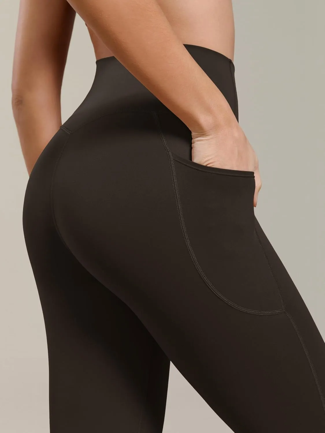 ODODOS ODCLOUD Buttery Soft Lounge Yoga Capris with Pockets for Women, 14" / 19" / 21" High Waist Capri Leggings