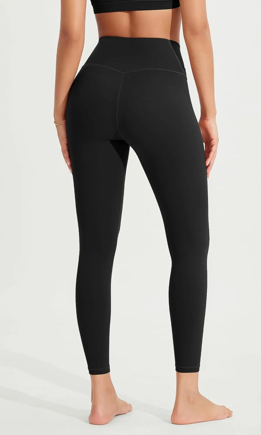 ODODOS ODCLOUD Crossover 7/8 Leggings with Back Pocket for Women, 23" / 25" / 28" V High Wasit Lounge Yoga Pants