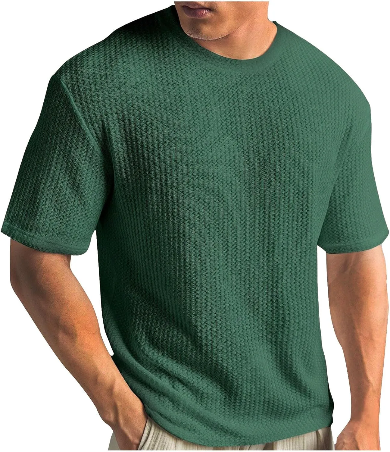 Oversized Tshirts for Men Causal Loose Short Sleeve Crewneck Shirt Summer Fashion Athletic Gym Workout Tee Tops