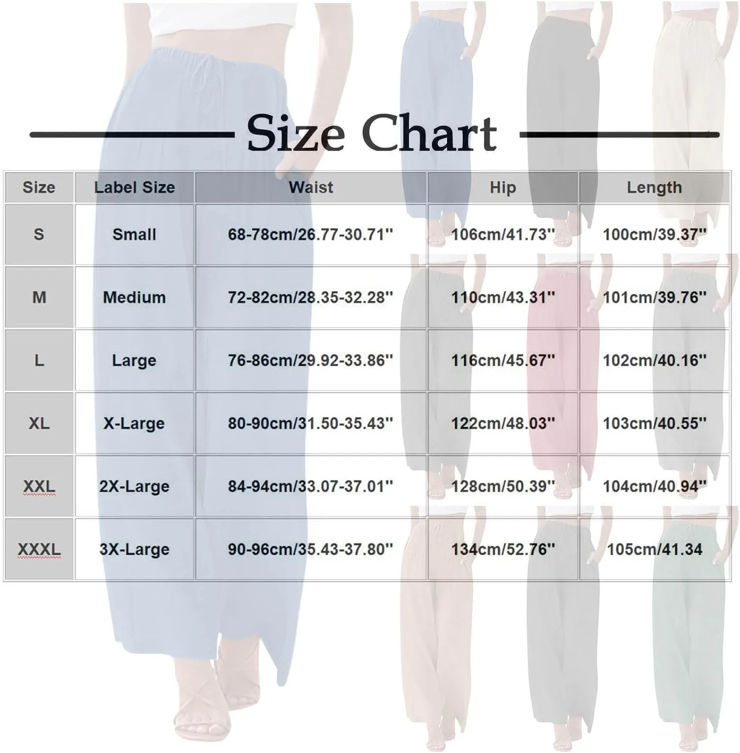 Palazzo Pants for Women Plus Size Wed Leg Palazzo Pants Summer Casual Cotton Linen Lounge Trouser Boho Beach Outfits