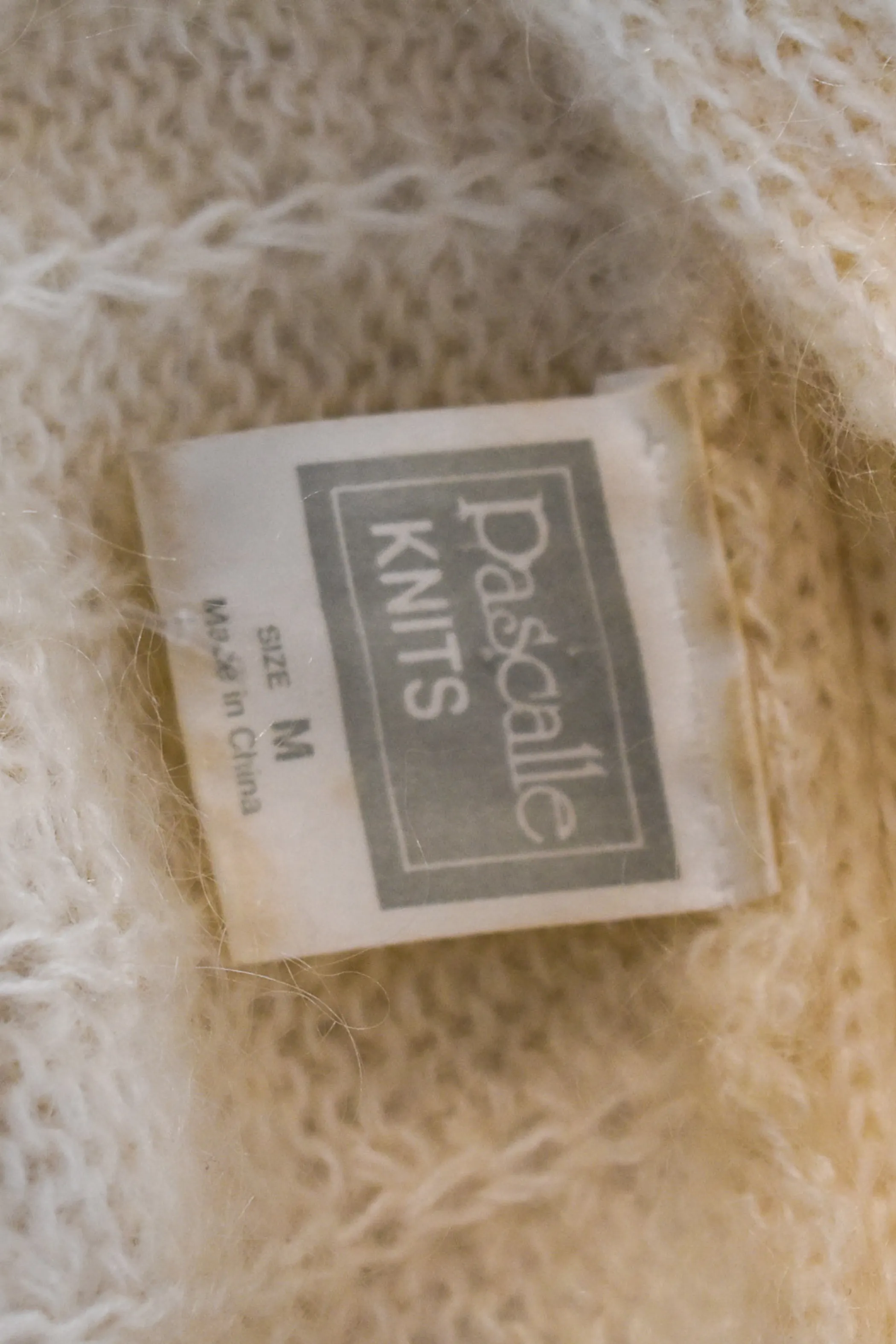 Pascalle Knits mohair blend cardigan, M
