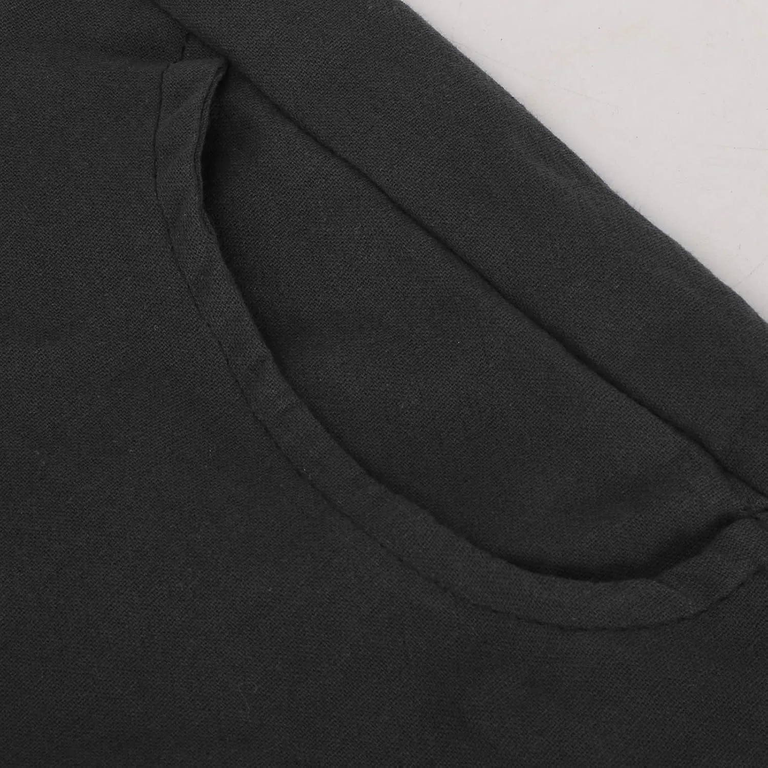 Plus Size Summer Pants for Women Cotton Linen Fold Hem Ankle Pants Elastic Waist Breathable Trousers with Pockets