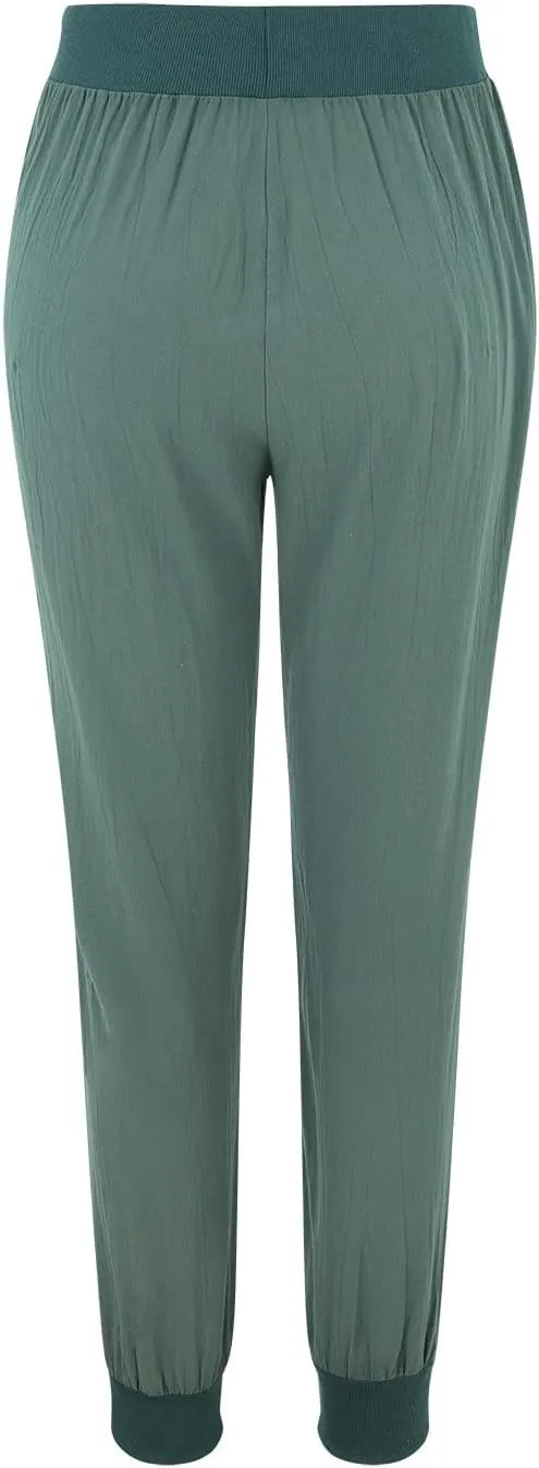PTOLOCIF Linen Pants Women Wide Leg Casual Palazzo Pants Cotton Linen Lounge Beach Trousers Summer Boho Pant with Pockets
